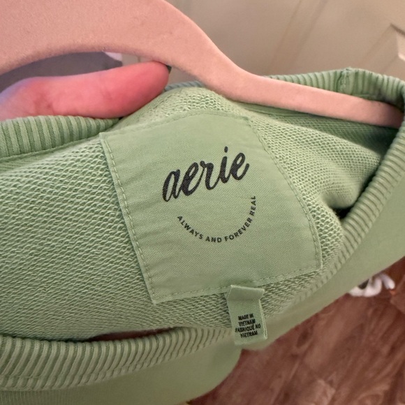 Aerie Olive Knit Pullover - Picture 6 of 8